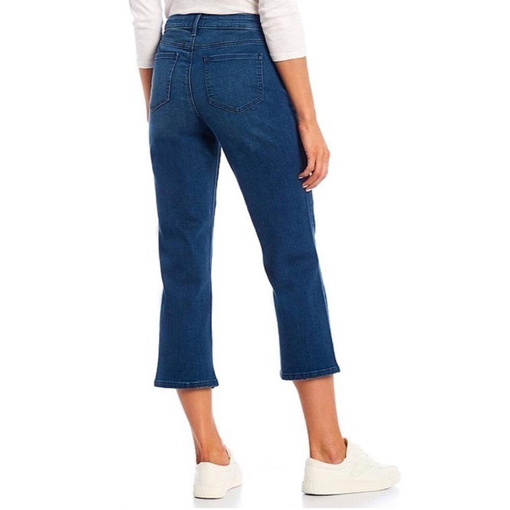 NWT NYDJ Relaxed Straight Piper Capri Crop Jeans - Med Market Medium Wash size 4 - Picture 4 of 13
